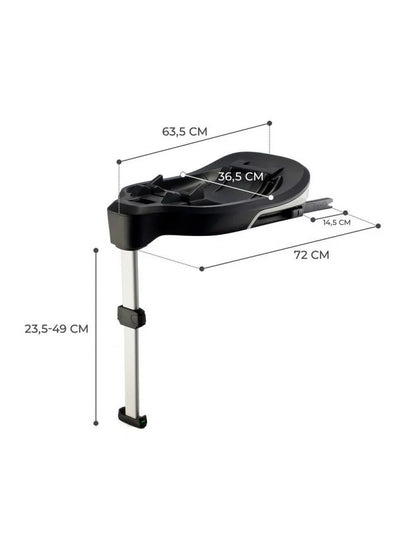 KINDERKRAFT base ISOFIX CARE FX per seggiolini i-Care i-Size