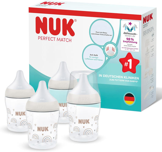 NUK Perfect Match antikolikové lahve 150 ml x4 3m+