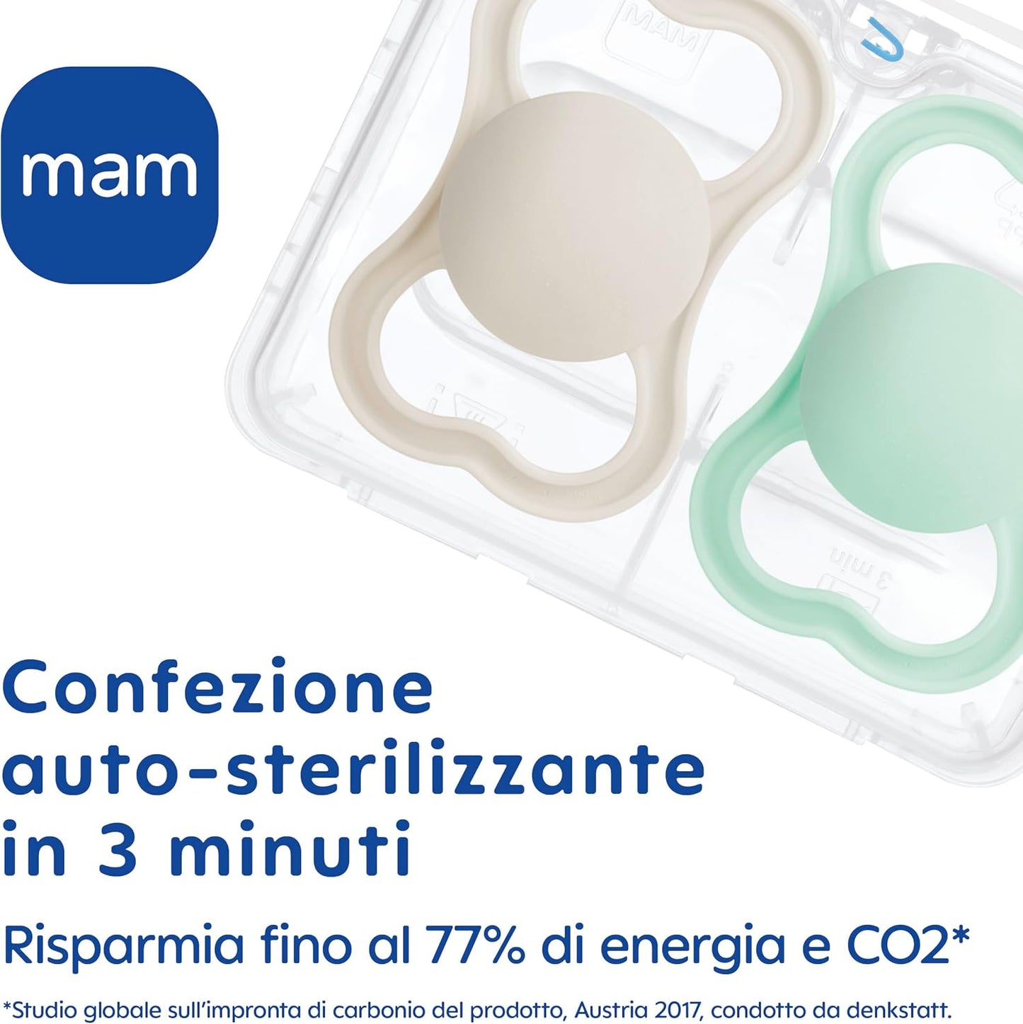 MAM Air Night smoczek uspokajający silikonowy 16 m+ x2 ŚWIECĄCE – zdjęcie produktu 6