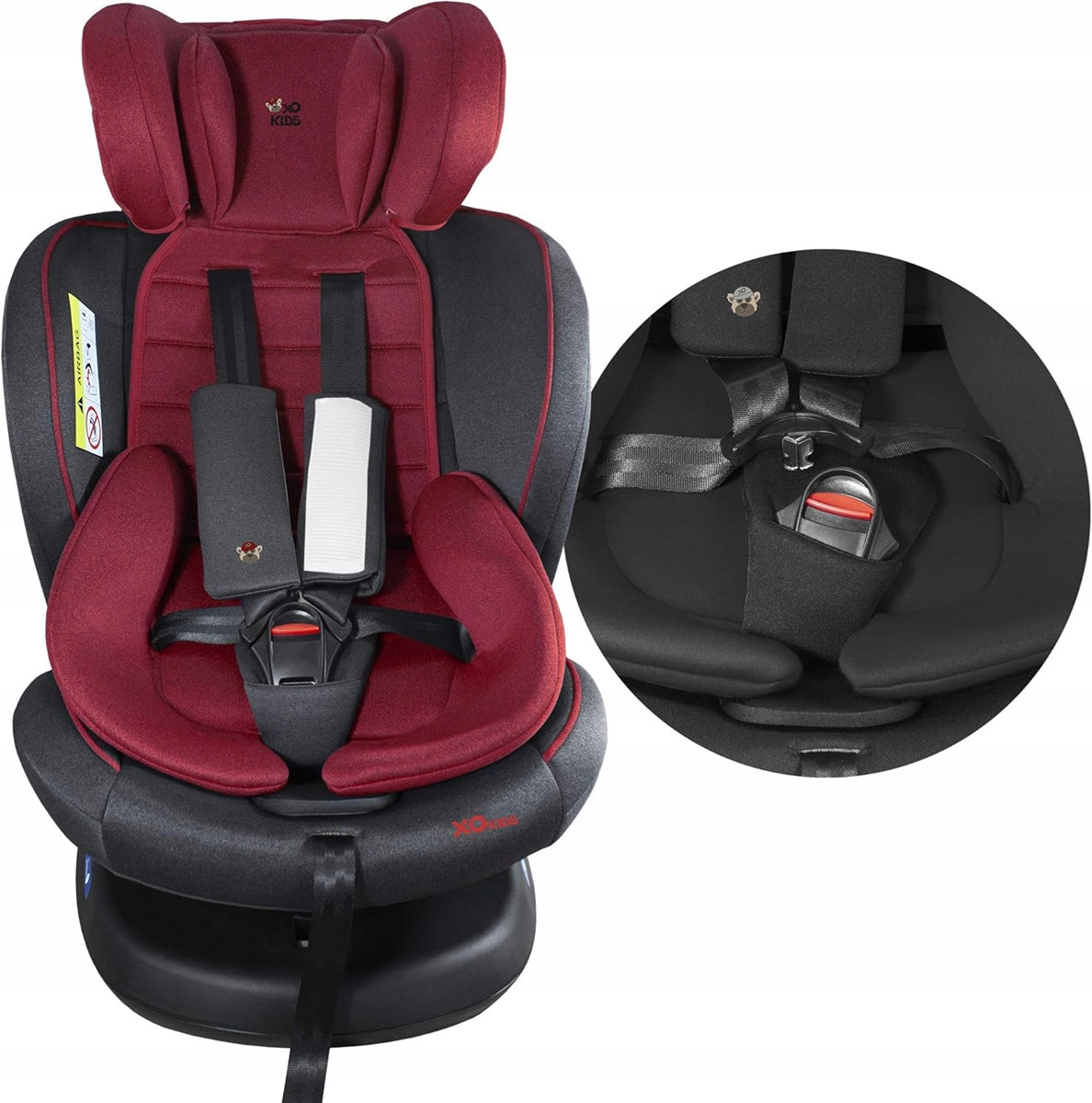 XOMAX S64 asiento de coche giratorio 360° grupo 0/1/2/3 ISOFIX