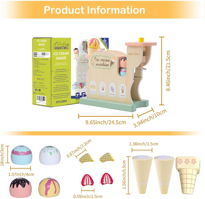 SMARTWO houten ijsmachine set