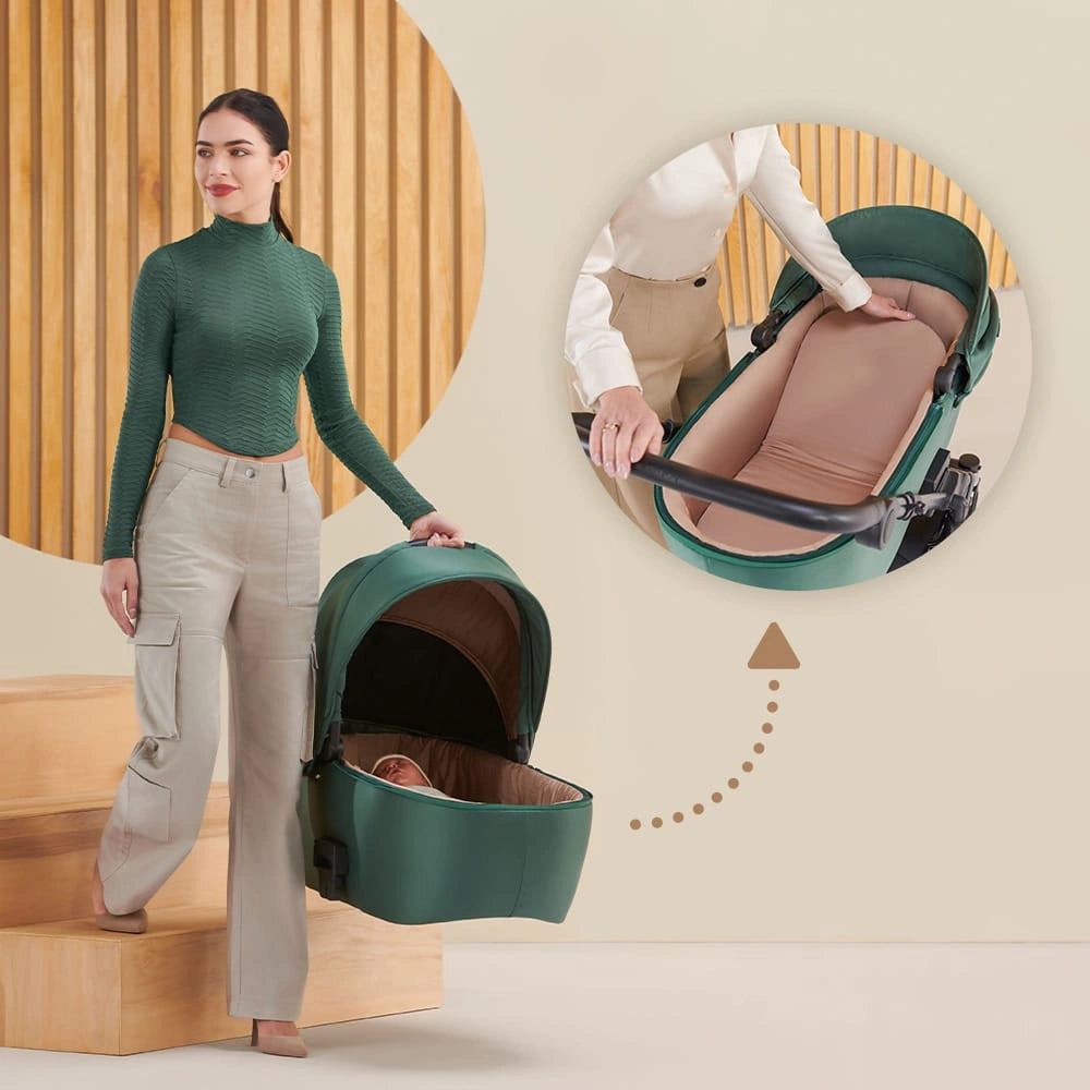 KINDERKRAFT PRIME2 poussette multifonction 2-en-1 jusqu'à 22kg