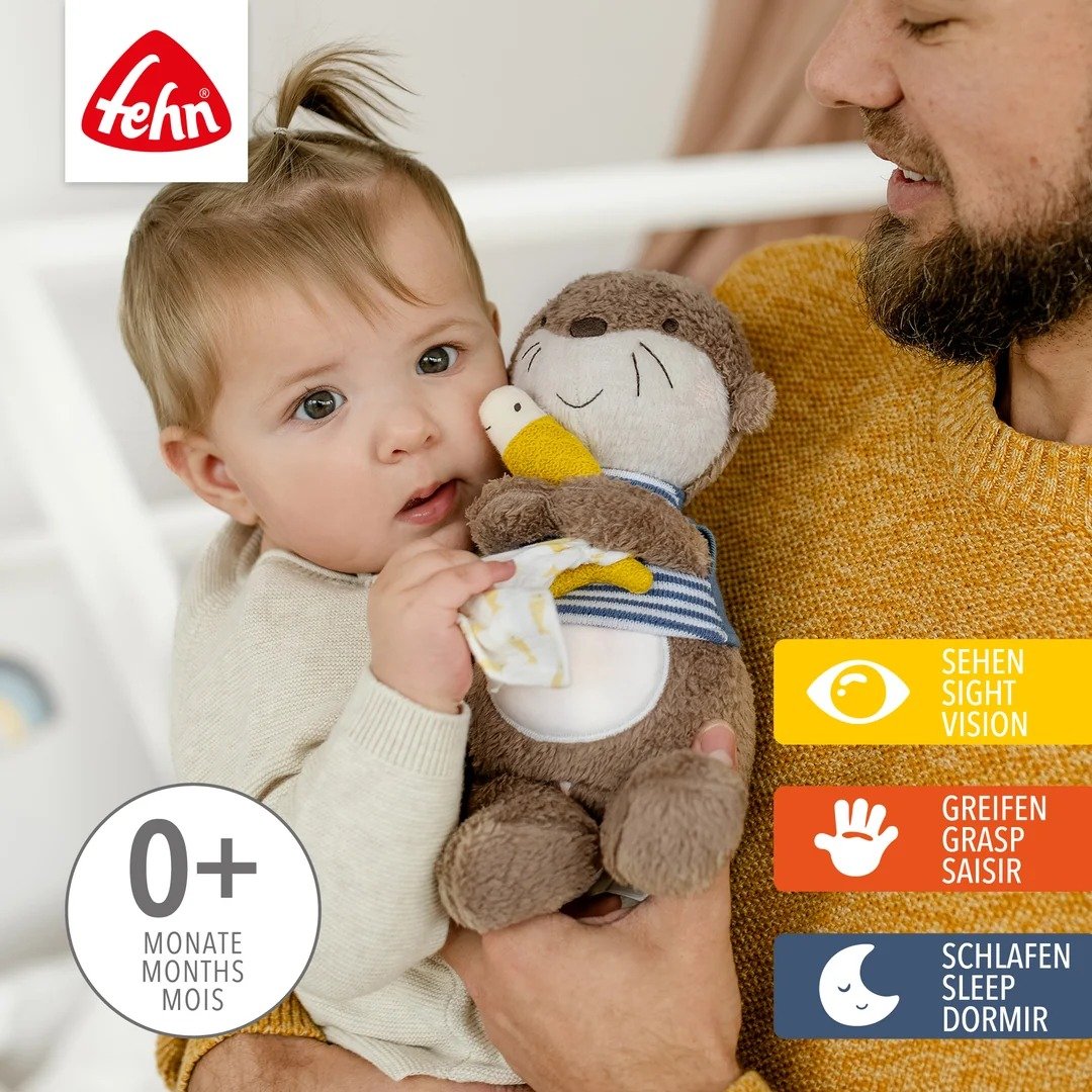 Fehn Otter nachtlampje en knuffel