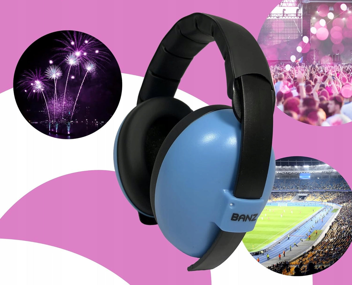 BANZ Hear No Blare CUFFIE PROTETTIVE 0-24 mesi, 31 dB