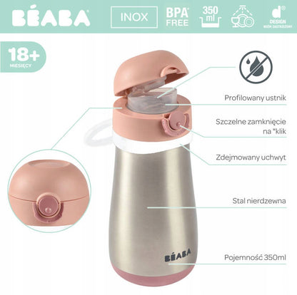 BEABA thermosfles van staal 350 ml
