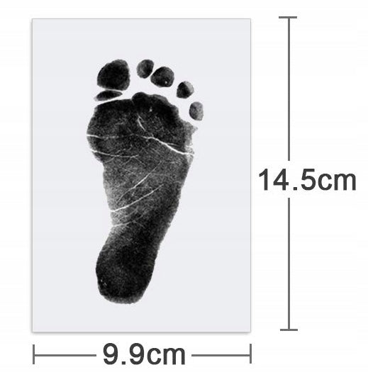 BABY Abdruckset Tinte mit 2 Abdruckkarten 9,9 x 14,5 cm 1Stk
