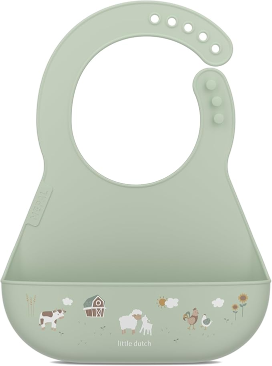 MEPAL bavaglino in silicone con tasca 6-24 mesi