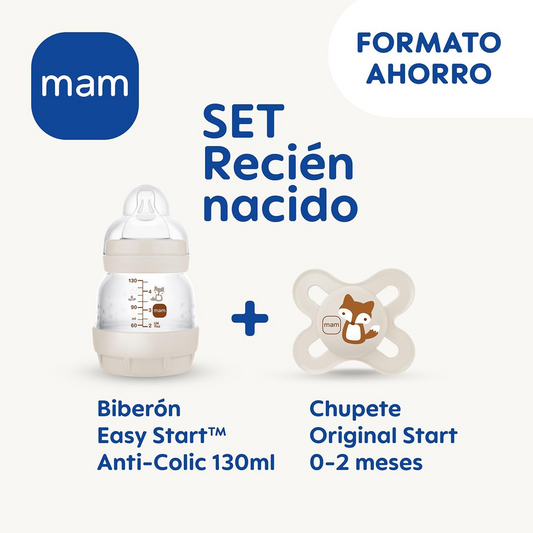 MAM Easy Start butelka antykolkowa 130ml + smoczek