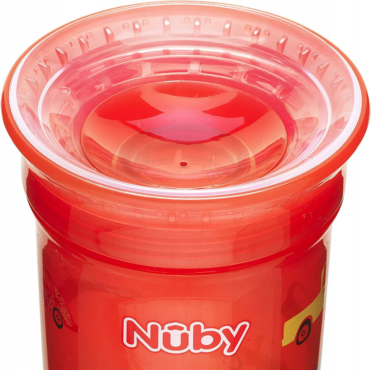NUBY Sipeez SPILDEFRI KOP 300 ml 360 graders tud BILER 1 stk