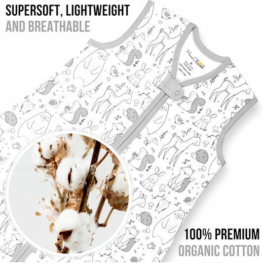 MAMA CHEETAH śpiworek do spania 0,5TOG x2 0-6msc