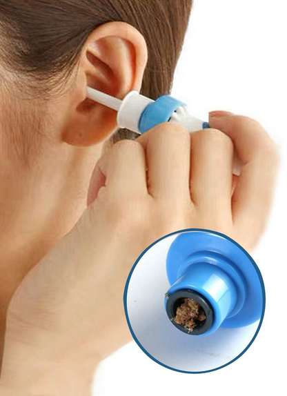 C-EARS dispositivo elettrico per la pulizia delle orecchie + custodia e spazzolina
