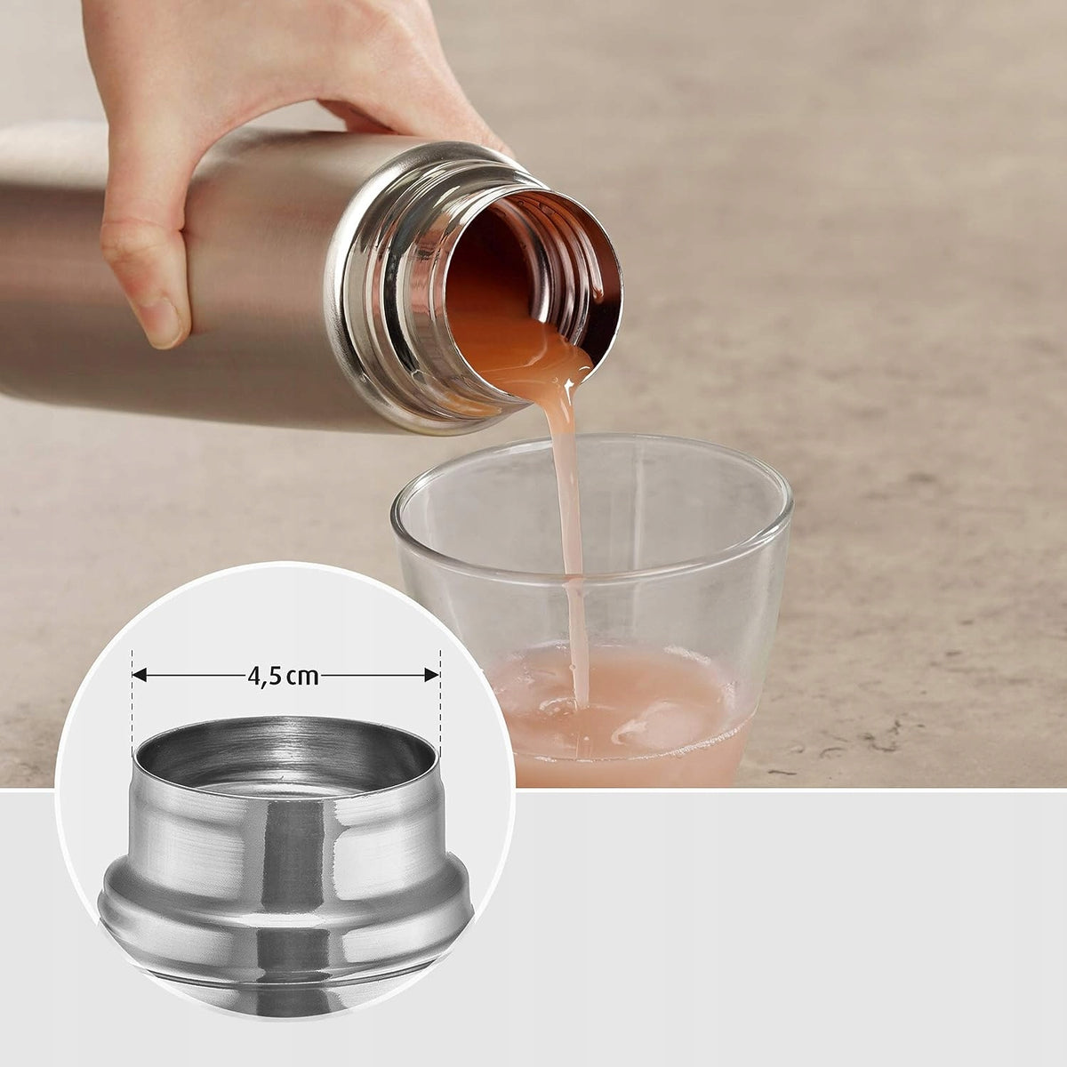 REER Pure termo de acero inoxidable 700 ml