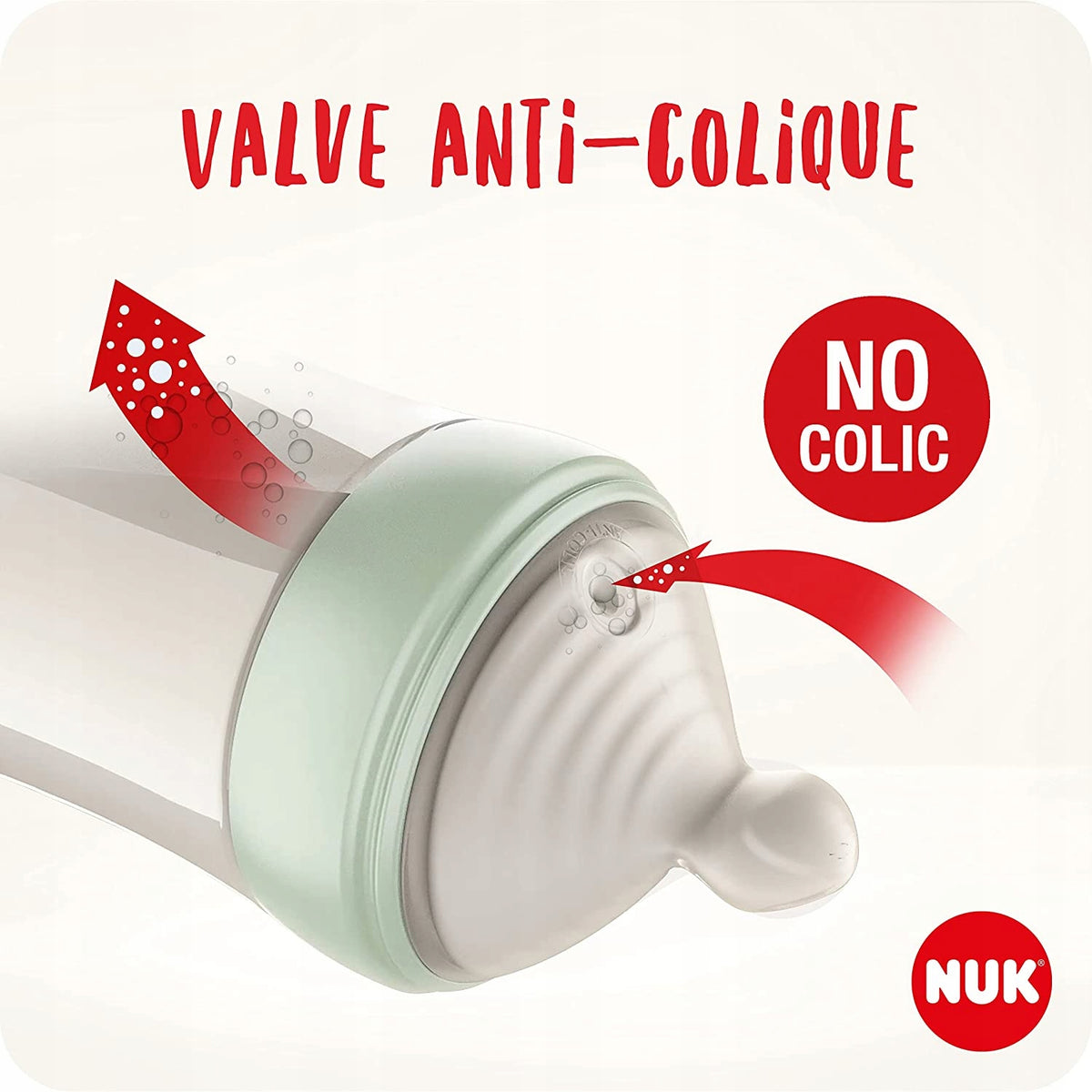 NUK Nature Sense Flaschenset 260 ml, 150 ml + Schnuller