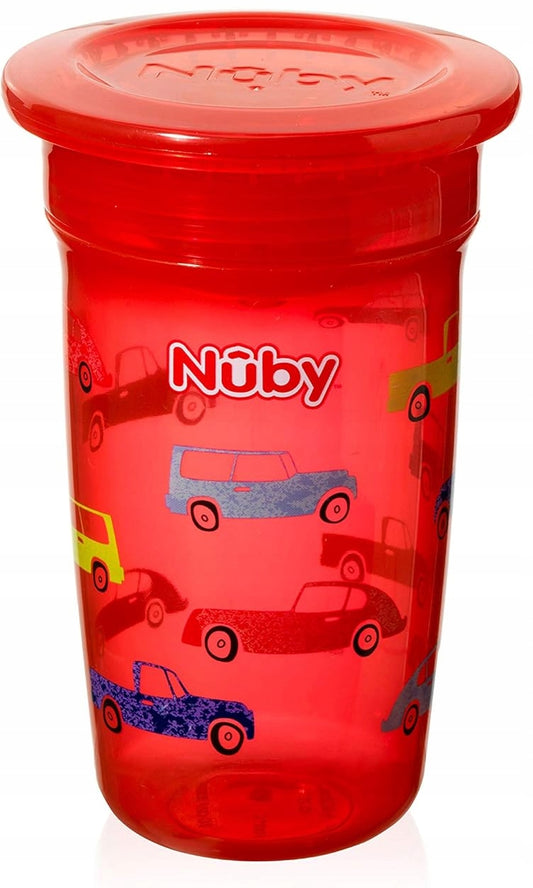 NUBY Sipeez ANTILEKBEKER 300 ml tuit 360 graden AUTO'S 1 stuk