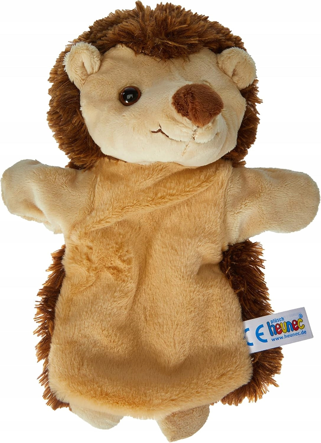 Marionnette à main en peluche HEUNEC pour jeux de rôle HÉRISSON 28 cm