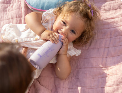 NUK Mini-Me Flip stalowa butelka ze słomką i ustnikiem 500 ml 12 m+ – zdjęcie produktu 5