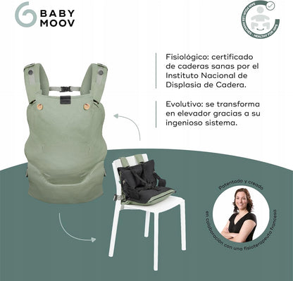 BABYMOOV MOOV&BOOST nosidełko ergonomiczne podwyższenie 2w1 – zdjęcie produktu 4