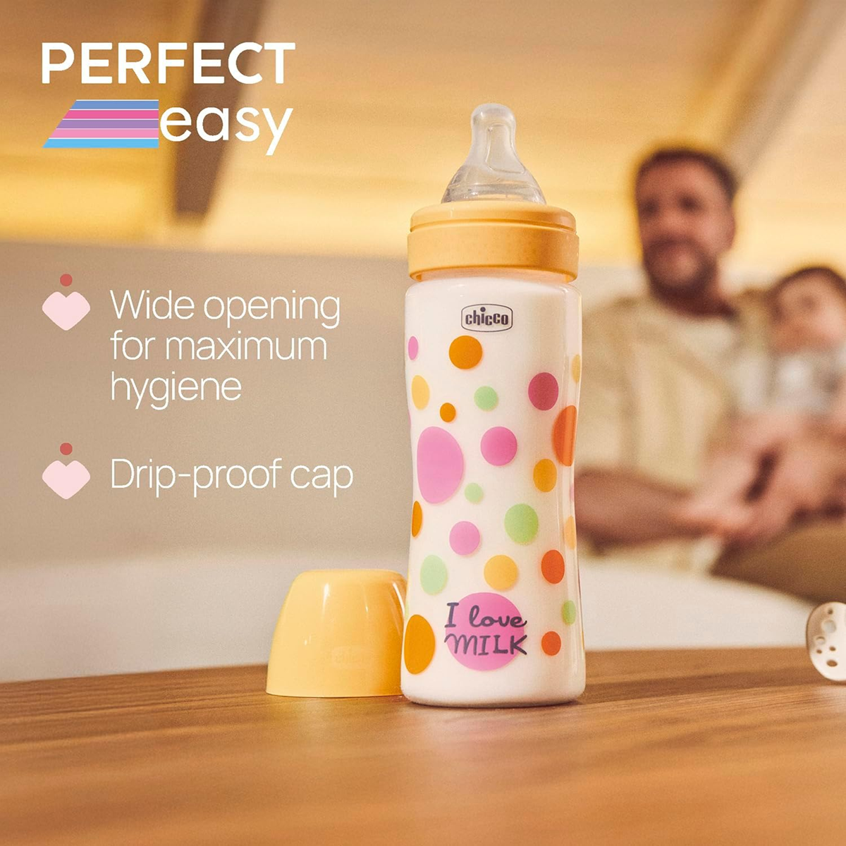 CHICCO butelka Perfect Easy 4m+ 300ml – zdjęcie produktu 2