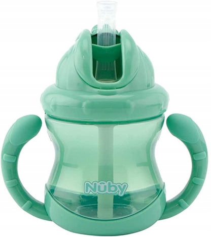 NUBY anti-lekbeker met rietje 12 m+ 270 ml
