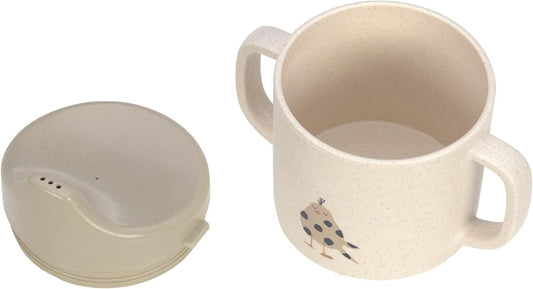 LASSIG Sippy Cup Little Mateys hrnek s náustkem 150 ml 6 m+