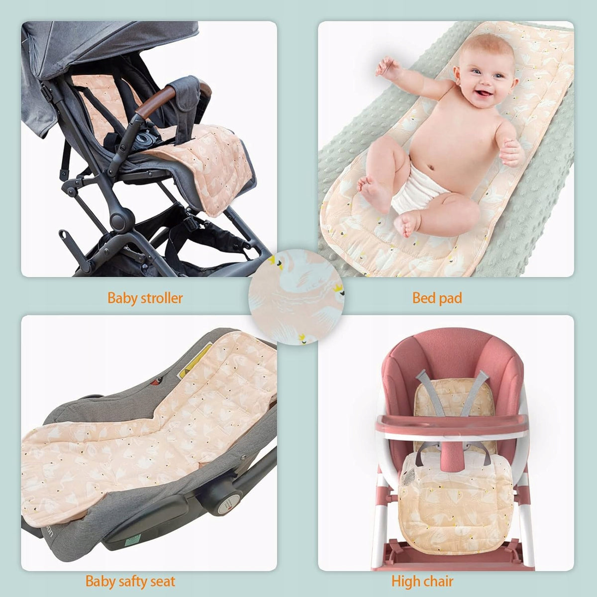 MIRACLE BABY uniwersalna wkładka do wózków spacerowych – zdjęcie produktu 6