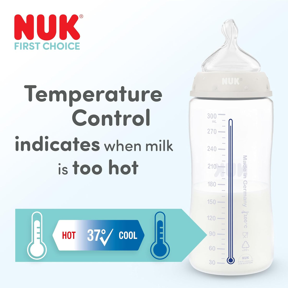 NUK First Choice Perfect Start cumisüvegkészlet 0–6 hónapos korig, 8 darabos – termékfotó 4