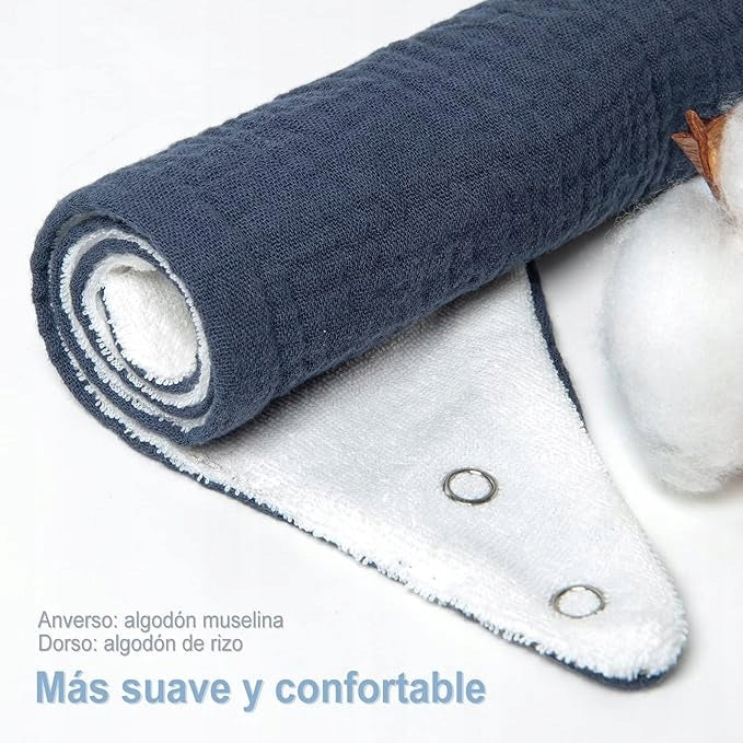 LULU MOON śliniaki bandany na zatrzask 0-36msc x6 – zdjęcie produktu 3