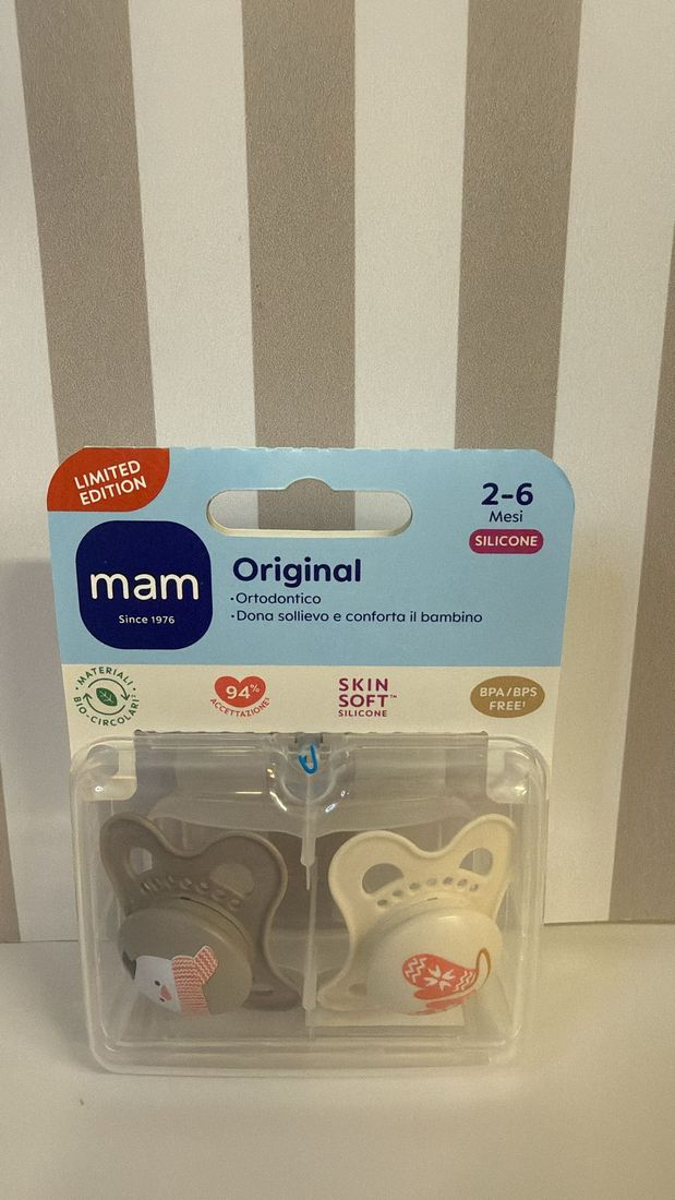 MAM Original succhietto x2 2-6m edizione invernale