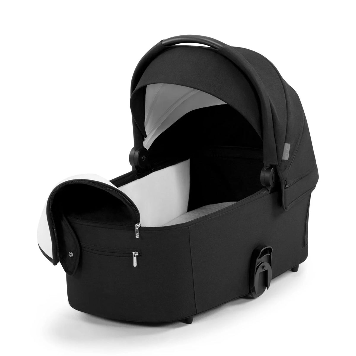 KINDERKRAFT gondola do wózka NEA UPF50+ kompaktowa – MIDNIGHT BLACK – zdjęcie 1