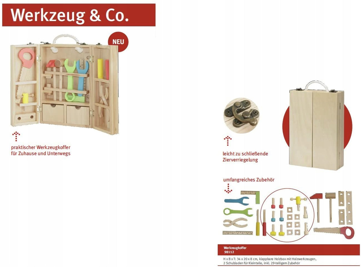 ROBA walizka z narzędziami drewniana – zdjęcie produktu 6