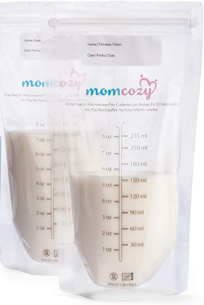 MOMCOZY Bolsas para almacenamiento de leche materna 50 unidades