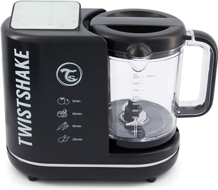 TWISTSHAKE 6-in-1 stoomkoker, blender en sterilisator, 900 ml