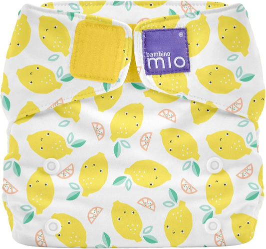 BAMBINO MIO otulacz na pieluchę 9kg+ cytryny