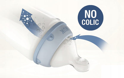 NUK First Choice+ Night set de 3 biberones luminosos 300 ml 6-18 m tetina M