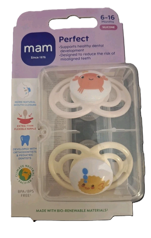 MAM Perfect fopspeen x2 6-16 maanden + doos