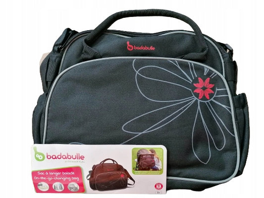 BADABULLE Vintage Wickeltasche + Zubehör