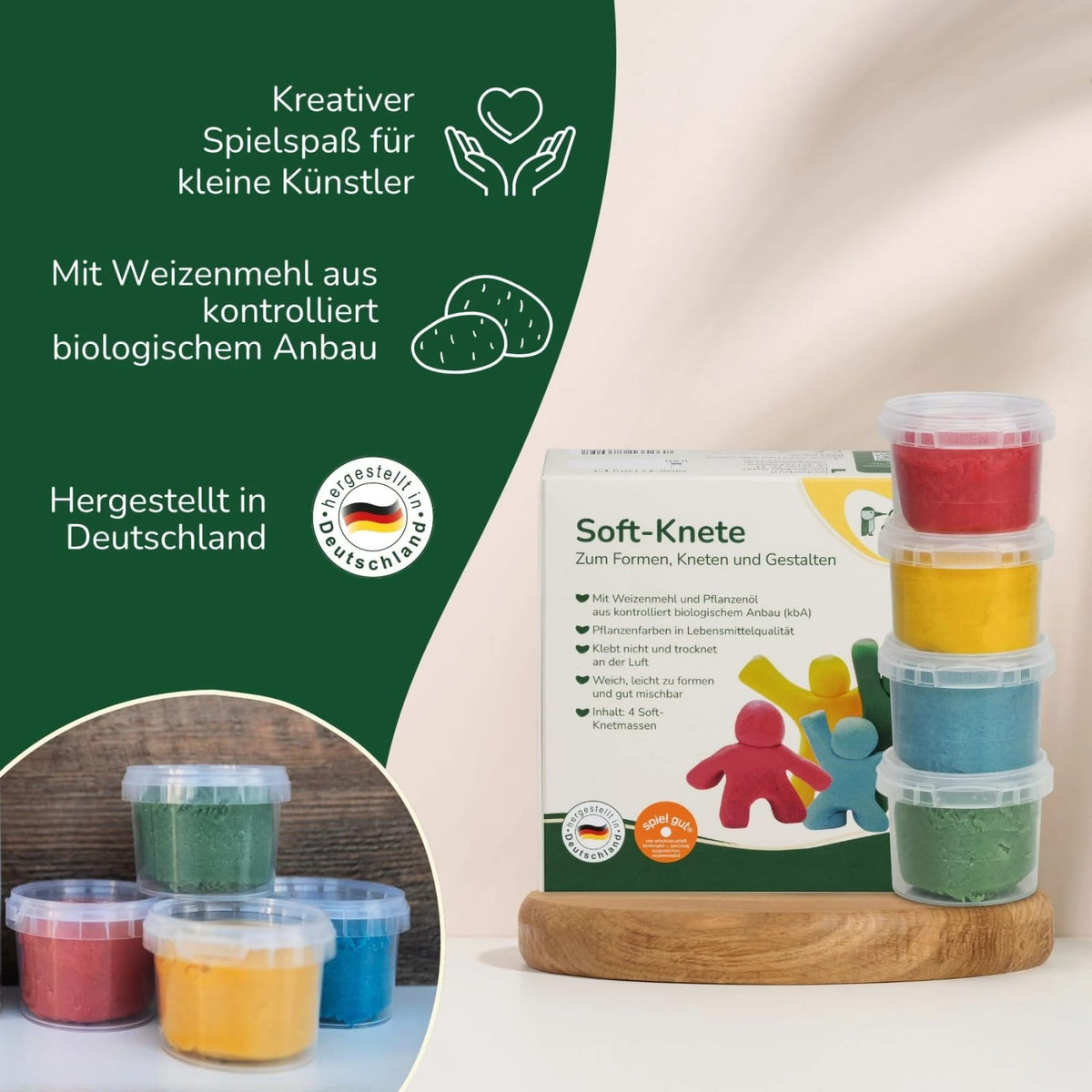 GRÜNSPECHT Soft Knete ciastolina do modelowania