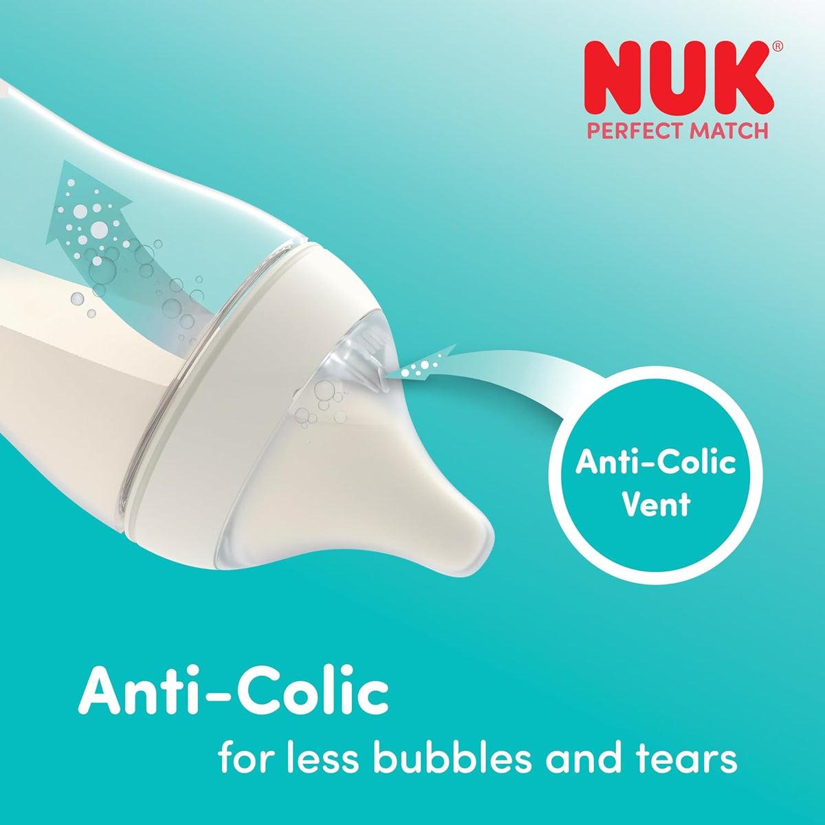 NUK Perfect Match smoczek M średni przepływ 3 m+ x2 – zdjęcie produktu 4