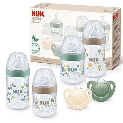 NUK for Nature Perfect Start bottle and pacifier set 0-18m