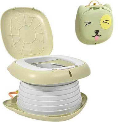 SOSINYA vasino pieghevole da viaggio toilette portatile + sacchetti e custodia