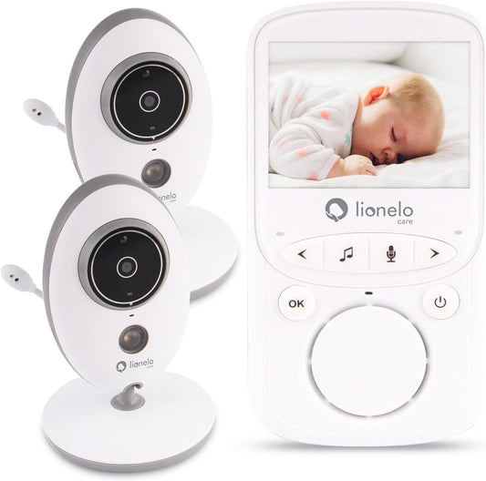 LIONELO Babyline 5.1 niania elektroniczna 2,4" VOX + 2 kamery