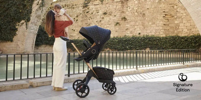 STOKKE Xplory X wózek spacerowy PREMIUM UPF50+ do22kg akcesoria – RUBY RED – zdjęcie 7