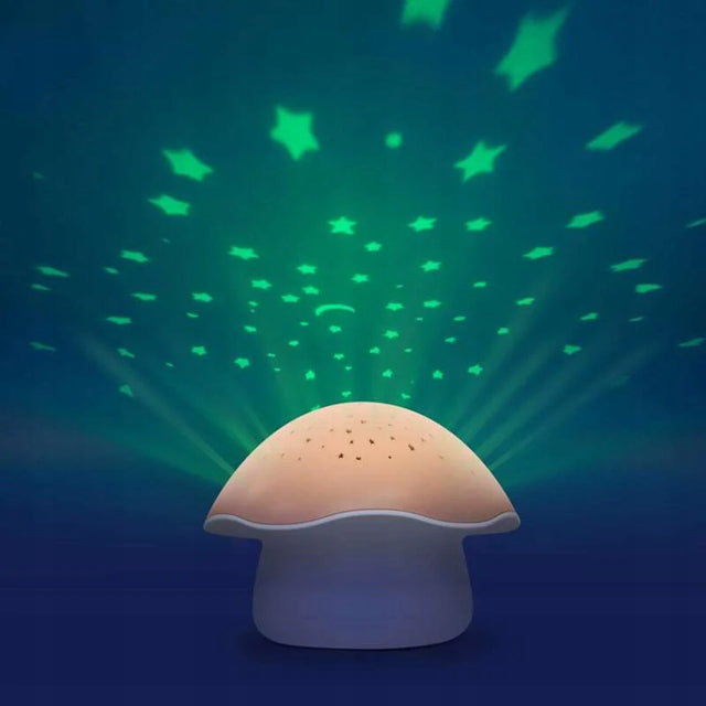 PABOBO Mushroom projektor gwiazd z melodiami i czujnikiem płaczu GRZYBEK – zdjęcie produktu 4