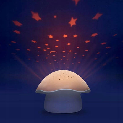 PABOBO Mushroom projektor gwiazd z melodiami i czujnikiem płaczu GRZYBEK – zdjęcie produktu 3