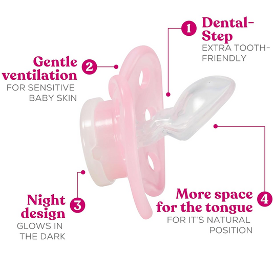 DENTISTAR succhietto calmante in silicone 2x 6-14 mesi