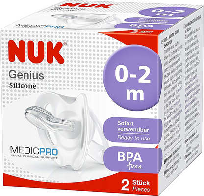 NUK Genius Medic Pro Schnuller x2 0-2 Monate
