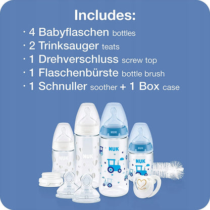 NUK štartovacia sada Perfect Start anti-colic KONTROLA TEPLOTY