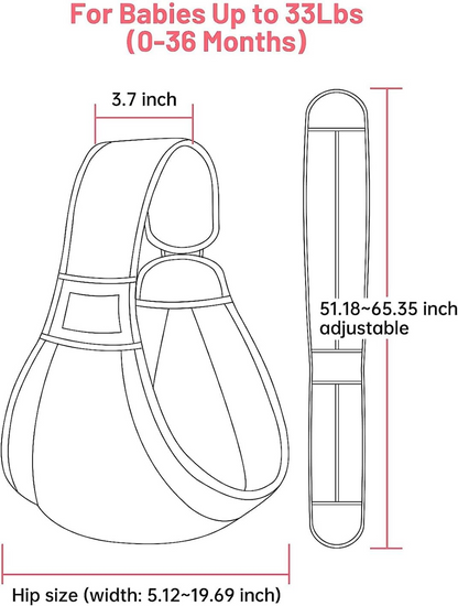 MUMGAROO nosidełko PAS chusta do 15kg – zdjęcie produktu 4
