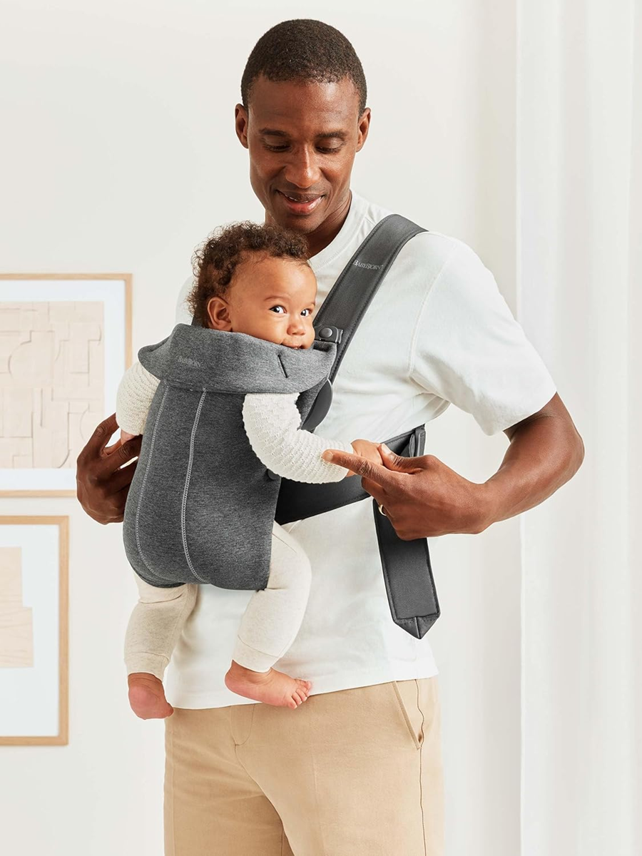 BABYBJORN MINI 3D Jersey nosidełko ergonomiczne 3-11kg – zdjęcie produktu 4