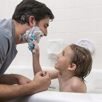 NUBY UFO lusterko z przyssawkami + 2 zabawki do kąpieli